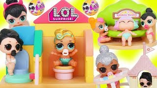 Barbie Doll School Field Trip with LOL Frozen Baby amp Family Goldie [upl. by Riggins]