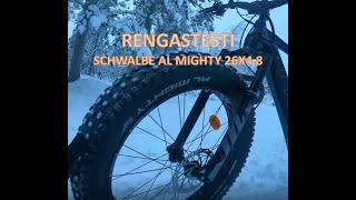 Nastarengastesti Schwalbe Al Mighty 26x48 [upl. by Lennie]