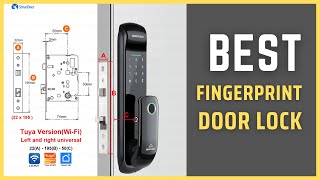 Best Fingerprint Door Lock  SmarDeer Electronic Fingerprint Lock [upl. by Tiemroth444]