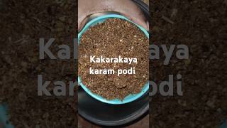 Kakarakaya karam podi recipe shortsviral ytshorts cooking [upl. by Ilka]