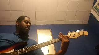 Kirk Franklin  Now behold the Lamb bass cover [upl. by Nomor]