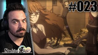 Okabe WINS  SteinsGate 0 Episode 23 Reaction [upl. by Naujik]