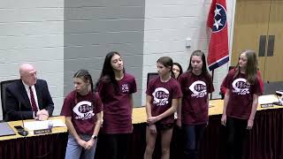 Collierville Schools Board Of Education Meeting 12122023 [upl. by Brianne]