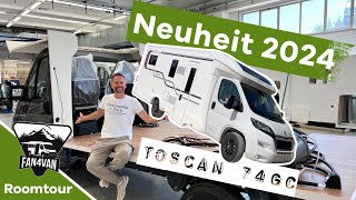 Wohnmobil Neuheiten 2024  Giottiline 74GC Roomtour amp WerkBesichtigung [upl. by Quartus]