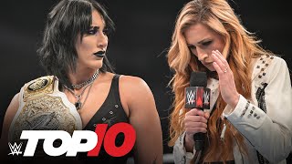 Top 10 Monday Night Raw moments WWE Top 10 Jan 15 2024 [upl. by Suckram]