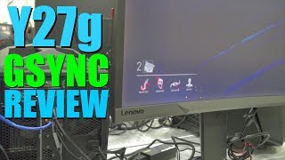 Lenovo Y27g Curved Gaming Monitor Review [upl. by Faro]