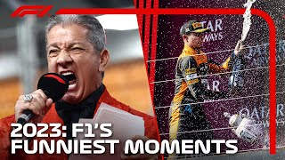 The Funniest Moments Of The 2023 F1 Season [upl. by Nirtak]