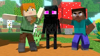 Cute Enderman  Minecraft Enderman Story Shorts [upl. by Sliwa]