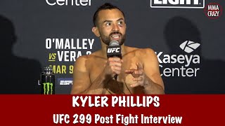 Kyler Phillips will fight teammate Sean O’Malley talks eye pokes in fight amp his win at UFC 299 [upl. by Shayla]