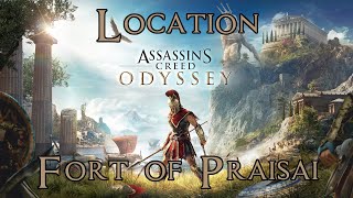 Assassins Creed Odyssey Fort of Praisai Lakonia Location 100 Completion [upl. by Anrol]