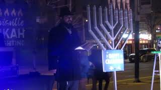 Yonge and Davisville Hanukkah Celebration Opening Remarks [upl. by Ely404]