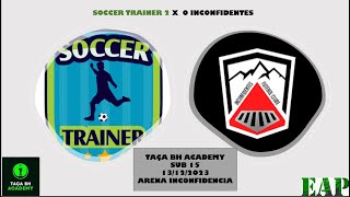 Inconfidentes 0 x 2 Soccer sub 15 [upl. by Kcorb18]