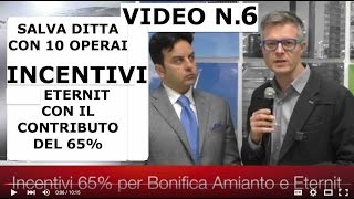 Bonifica Amianto finanziamenti a fondo perduto per Smaltimento Eternit Bando inail Contributiregione [upl. by Kanya]