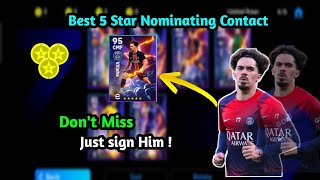 Dont Miss This Card 😍 Best 5 Star Nominating Contract  efootball 2025 Mobile 🔥 [upl. by Ekusuy289]