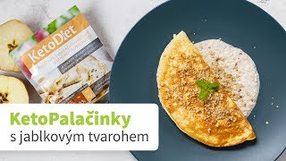 VIDEOrecept KetoDiet KetoPalačinky s jablkovým tvarohem [upl. by Saval374]