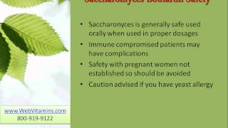 Saccharomyces Boulardii Uses and Side Effects [upl. by Arhoz956]