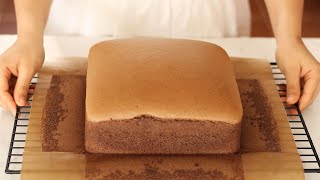 Chocolate Castella Cake Recipe  Sophia [upl. by Eupheemia918]