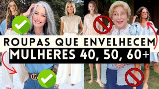 🔴10 ROUPAS QUE ENVELHECEM e Como ESCOLHER as CERTAS para FICAR JOVEM [upl. by Nagad325]