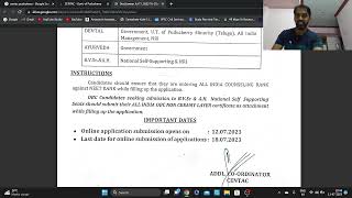 CENTAC Puducherry Application opened  MBBS Admission [upl. by Aurora]