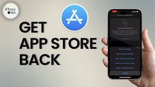 How to Get the App Store Back on your iPhone  App Store not showing on iPhone [upl. by Raman]