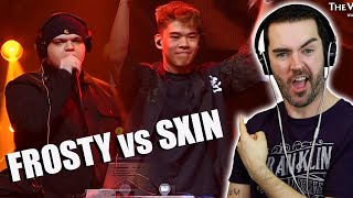 BEATBOX Reaction Frosty vs Sxin Quarter Final GRAND BEATBOX BATTLE 2021 [upl. by Joycelin]