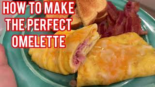 How To Make The PERFECT Omelette Ham and Cheese omelet [upl. by Bernard835]