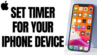 How To Set Timer For Your iPhone [upl. by Artemis840]