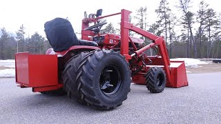 Wheel Horse Ark Front End Loader Garden Tractor Restoration  Full Video [upl. by Remas]