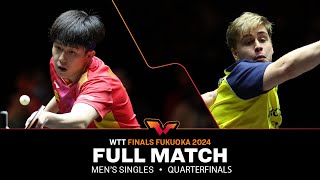 FULL MATCH  Wang Chuqin vs Truls Moregard  MS QF  WTTFukuoka 2024 [upl. by Alurta245]