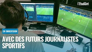 Futurs journalistes sportifs  DANS LA PEAU des commentateurs [upl. by Tammany]