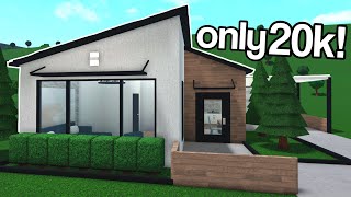 20K MODERN HOUSE  Bloxburg Tutorial with Voice [upl. by Phyllis]