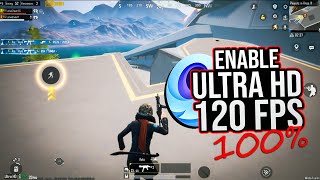 ULTRA HD  120 FPS UNLOCKED in gameloop with PROOF 💯 PUBG MOBILE 32 [upl. by Arni]