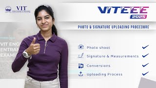 VITEEE 2025  Demonstration video of Photo amp Signature uploading process [upl. by Theadora]