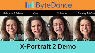 TikTok ByteDance Releases X Portrait 2 DEMO Portrait Animation and Much More ai tiktok [upl. by Venterea]