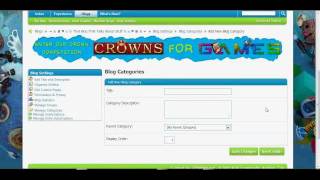 How to Add Categories on a vBulletin Forum Blog Example  LittleBigLand [upl. by Kira433]