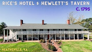 Visit to RICES HOTEL amp HUGHLETT’S TAVERN Heathsville VA [upl. by Dennie472]