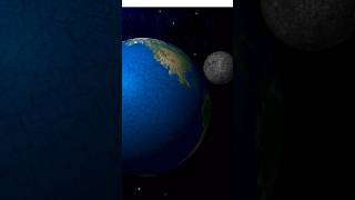 Earth and moon youtubeshorts [upl. by Trojan]