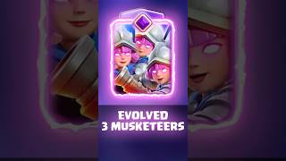 EVO 3 Musketeers💀clashroyale [upl. by Aneres]