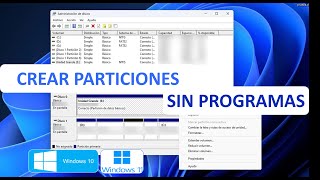 ✅COMO CREAR PARTICIONES DE DISCO DURO en Windows 11 ☑️✅SIN PROGRAMAS 2024 [upl. by Pail]