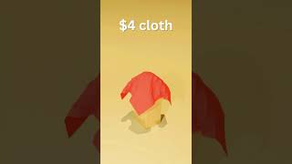 1 cloth vs 1M cloth  Blender 3d cloth animation 60fps shorts blender animation 3d [upl. by Demakis]