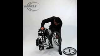 ERGO FLIGHT Ultralightweight Wheelchair  by Karman Healthcare lightweight wheelchair [upl. by Hannavahs]