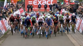 Cyclocross Beringen Men Elite 50fps 12 Oct 2024 [upl. by Harday322]