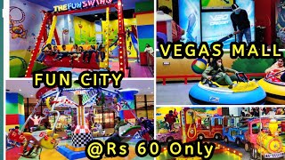 Fun City Vegas Mall Dwarka  Kids Amusement Zone  Kids Fun City  Flying Jodi [upl. by Kris]