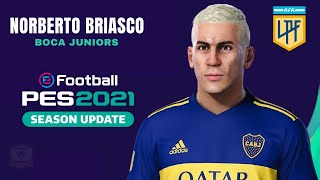 Norberto Briasco Boca Juniors  eFootball PES 2021 [upl. by Arlon]