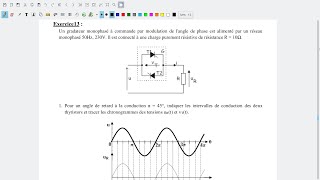 Correction exercice13  Gradateur [upl. by Giffie710]