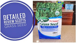 REVIEW Scotts Grass Seed Before and After I plant it [upl. by Aeneas]