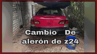 Nuevo alerón De z24 Para El cavalier [upl. by Adnalra28]