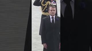 Keir Starmer joins Emmanuel Macron in Paris for Armistice Day [upl. by Aizahs]