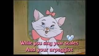 The Aristocats Scales and Arpeggios Sing Along Songs [upl. by Botti]