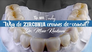 TipSEETuesday ZIRCONIA CROWN DECEMENTATION [upl. by Zarah539]